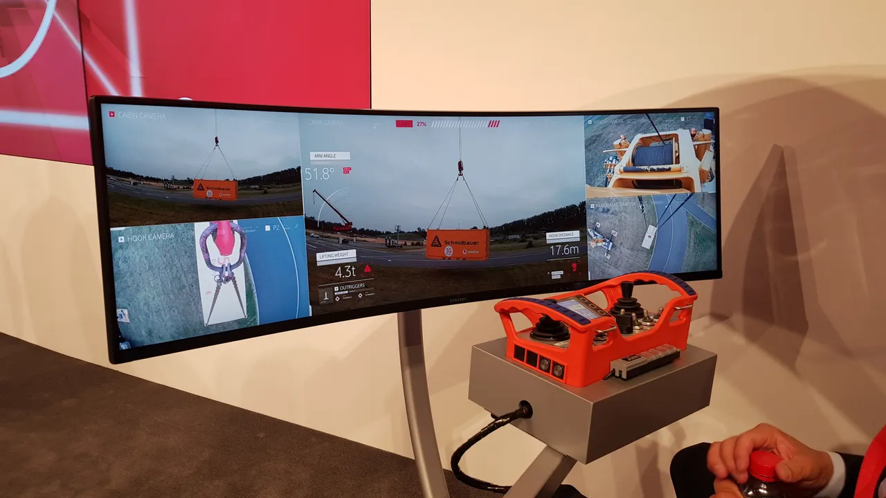 Vodafone PK CeBIT 2018 - Remote Kran Steuerung