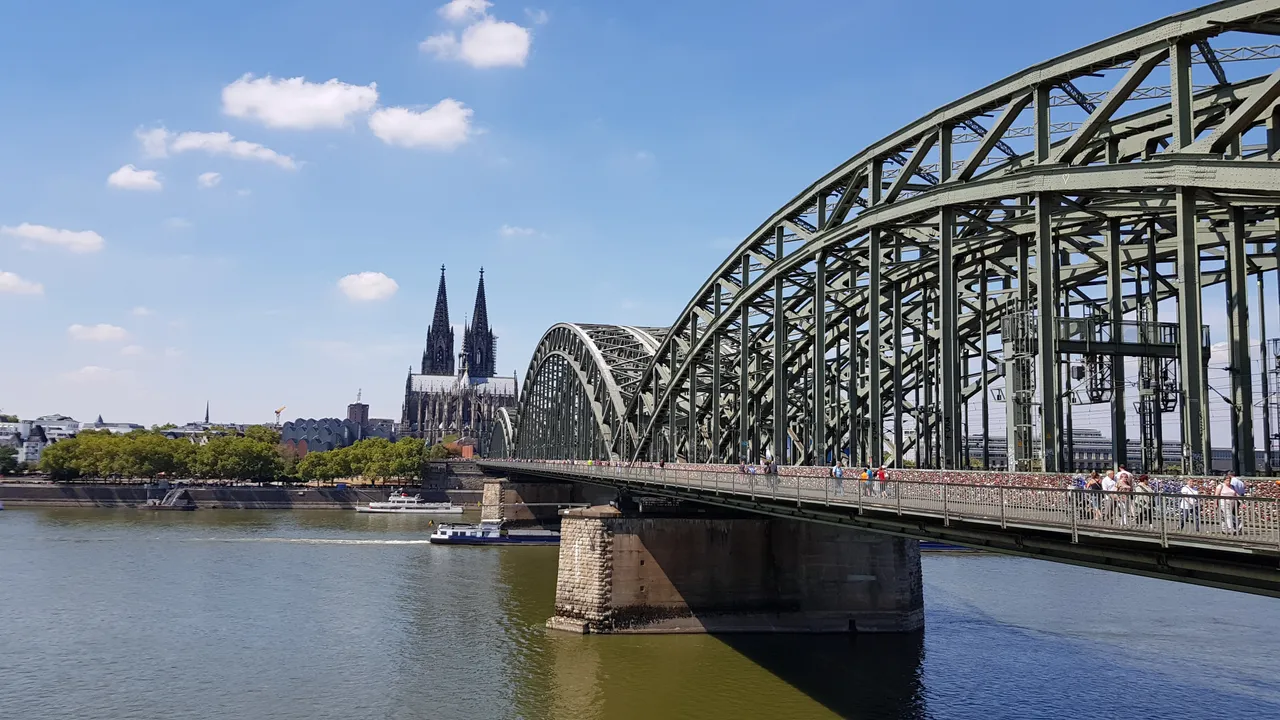 Köln - Hohenzollernbrücke - Gamescom
