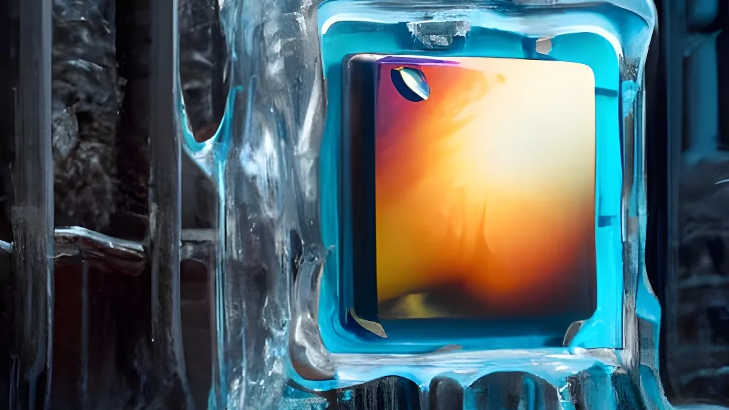 Ice on CPU - DALL-E - Nightcafe