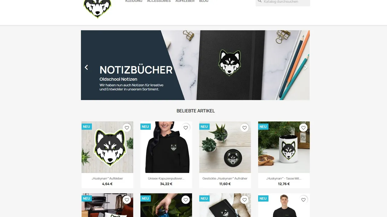 Huskynarr - Merchandise Shop - Quelle:Huskynarr.shop