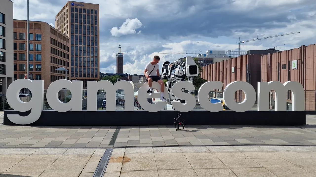 gamescom Logo 2023 beim Schluss der Messe