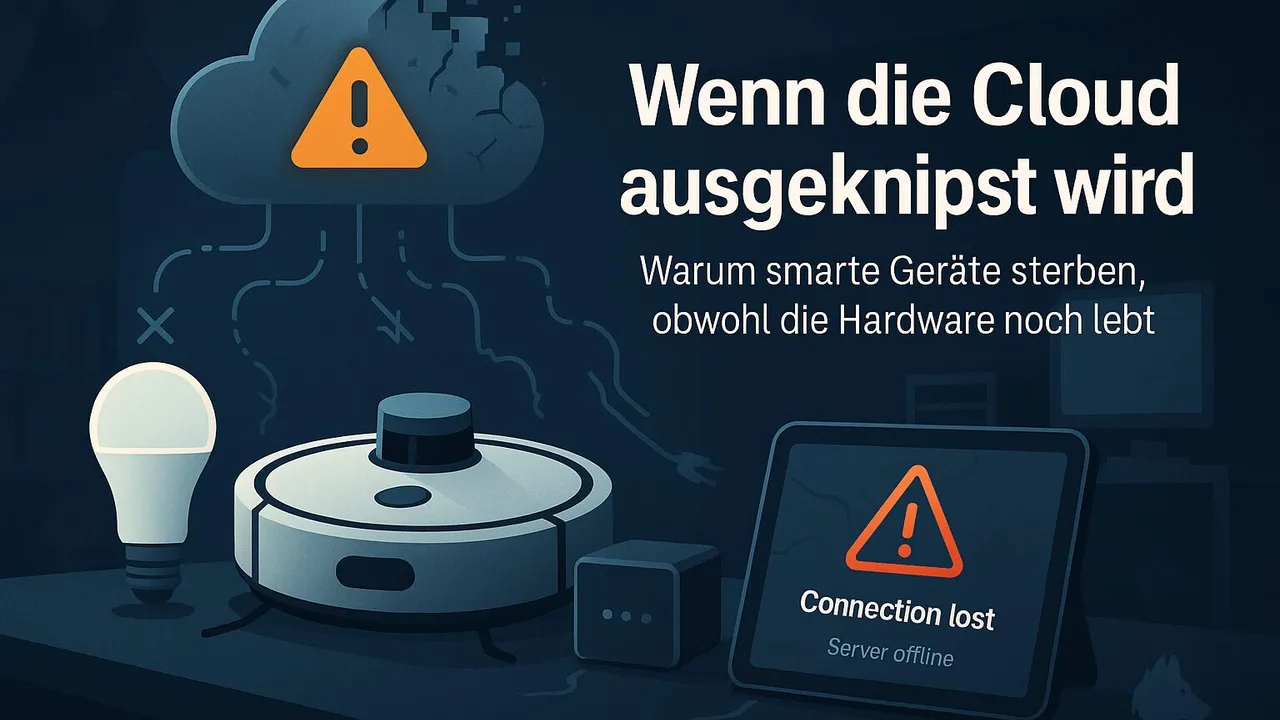 Cloud Abschaltungen machen Geräte Dumm - Visualisierung durch ChatGPT