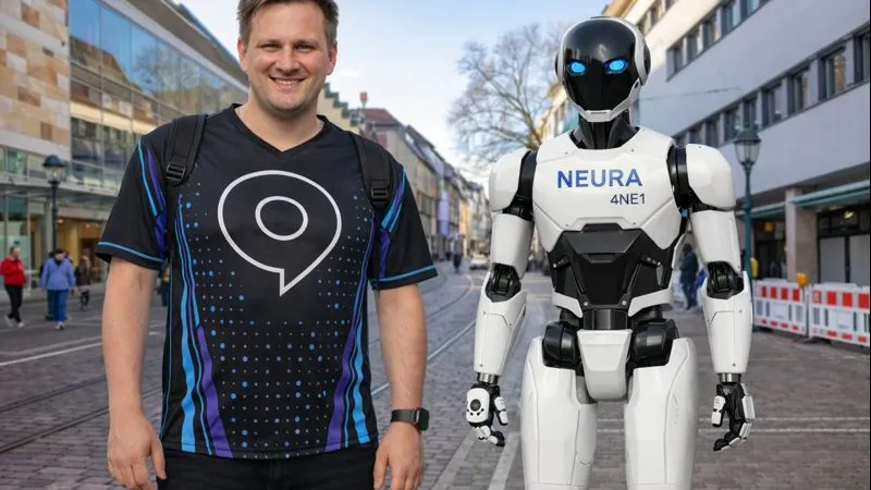 DALL-E Bild Generierung - Image Fusion von Mir, 4NE1 und dem Freiburger Stadtbild.