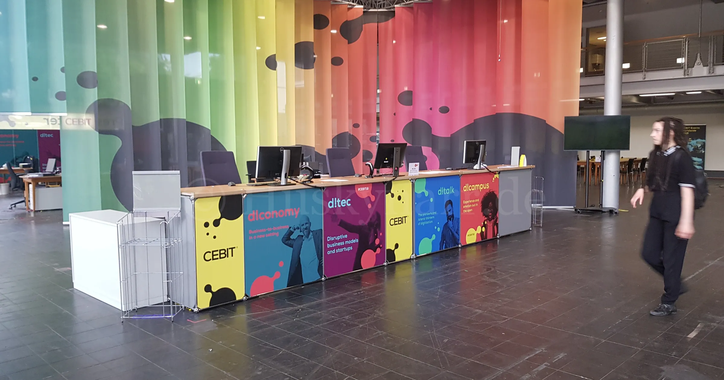 CeBIT 18: Die neue Presse Lounge – Pressezentrum für Hipster