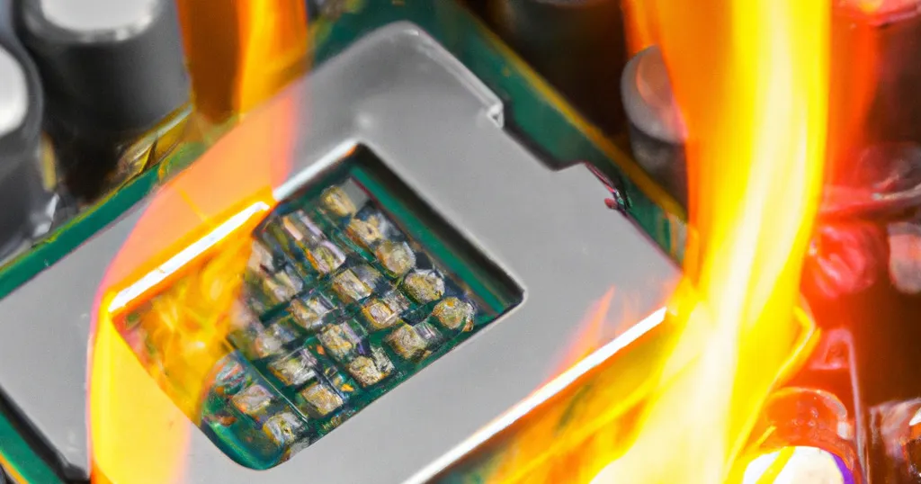 DALL·E 2023-01-24 16.33.04 - Hot CPU under Stress