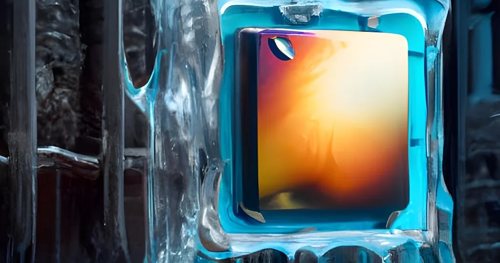 Ice on CPU - DALL-E - Nightcafe