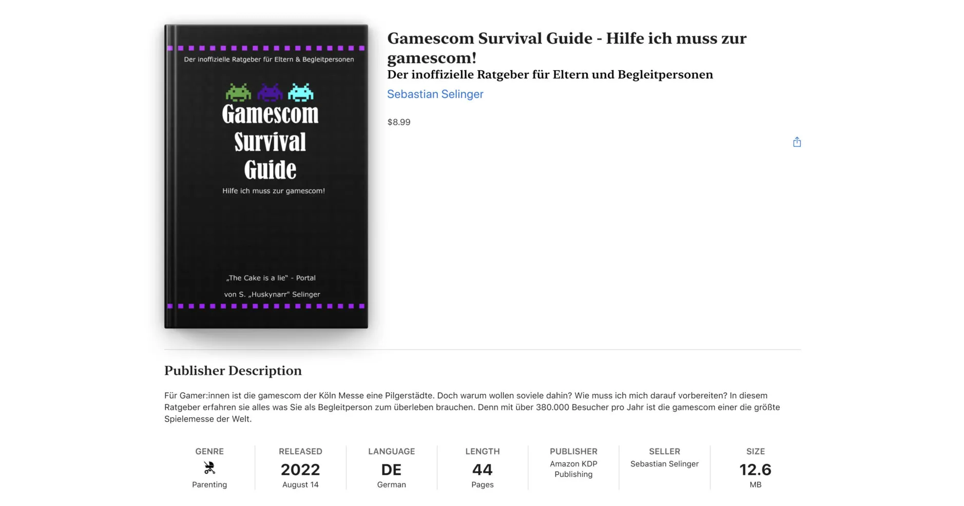 Apple Books - Gamescom Buch