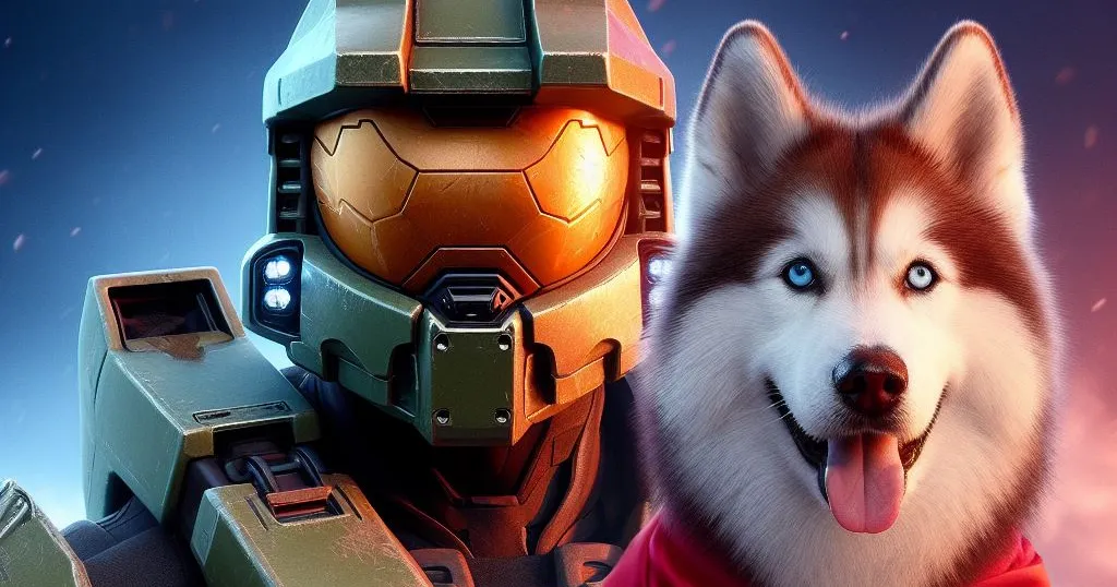 Goals 2024 , Husky ,Master Chief, Halo - DALL-E3