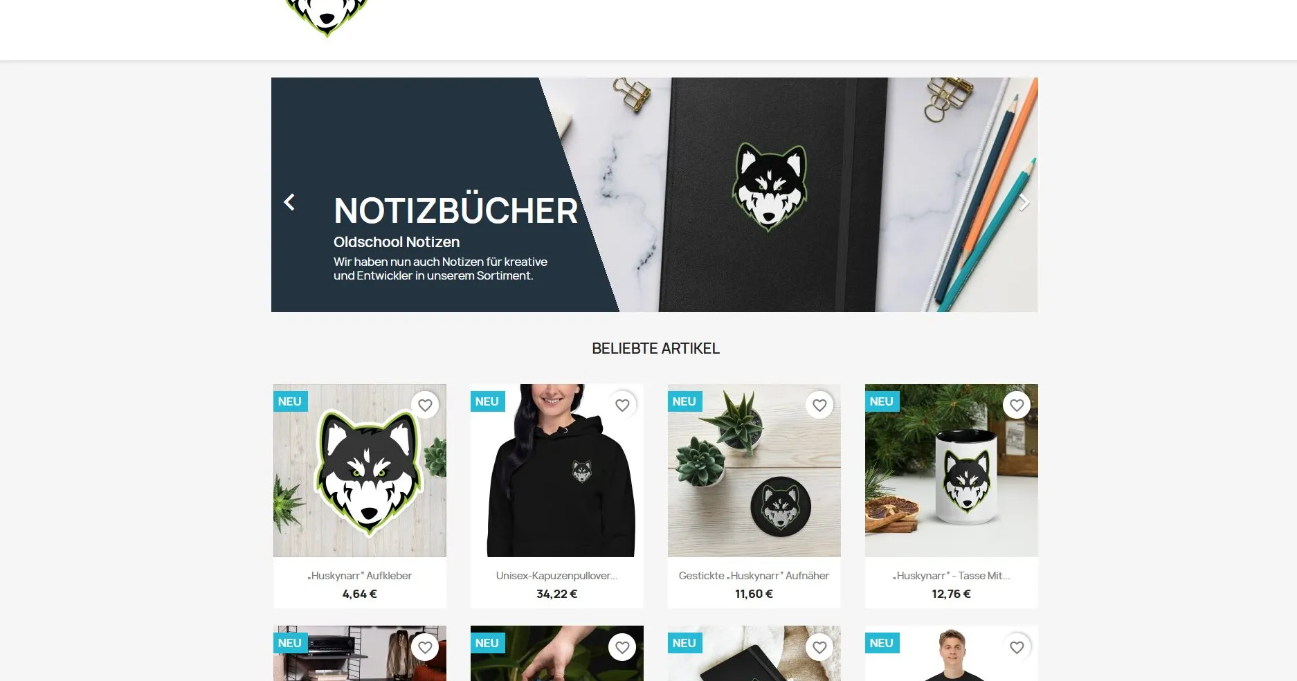 Huskynarr - Merchandise Shop - Quelle:Huskynarr.shop