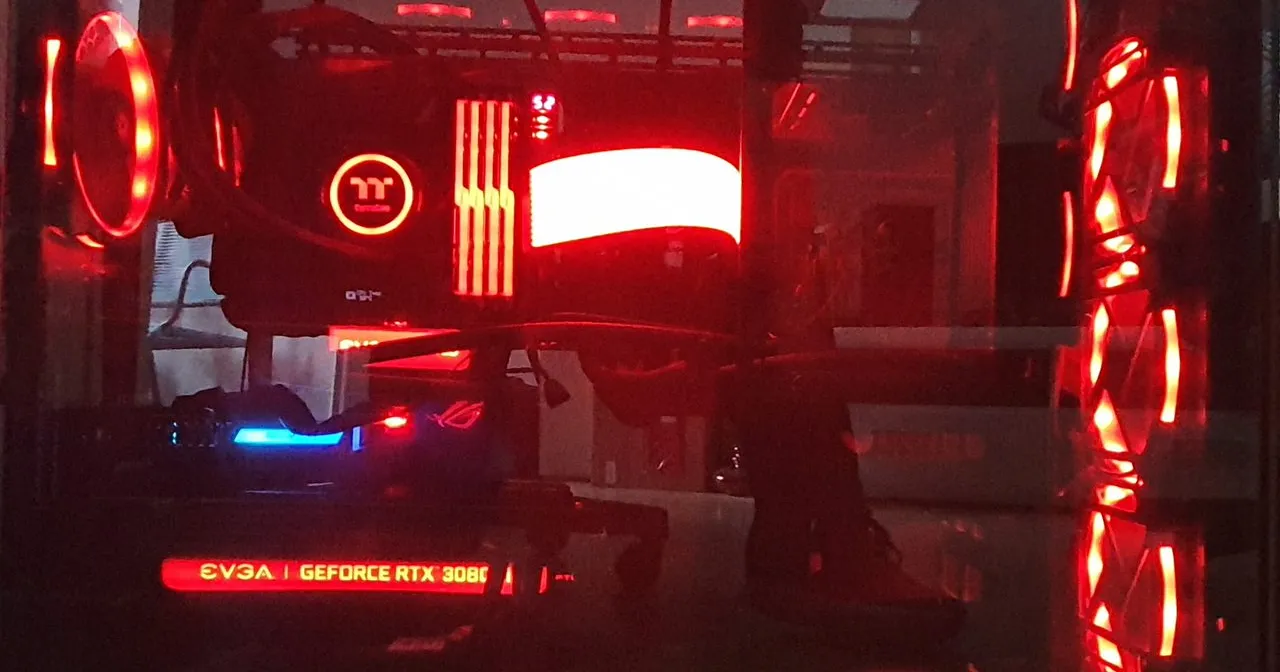 ASUS ROG CROSSHAIR VIII EXTREME im noch funktionierenden Zustand.