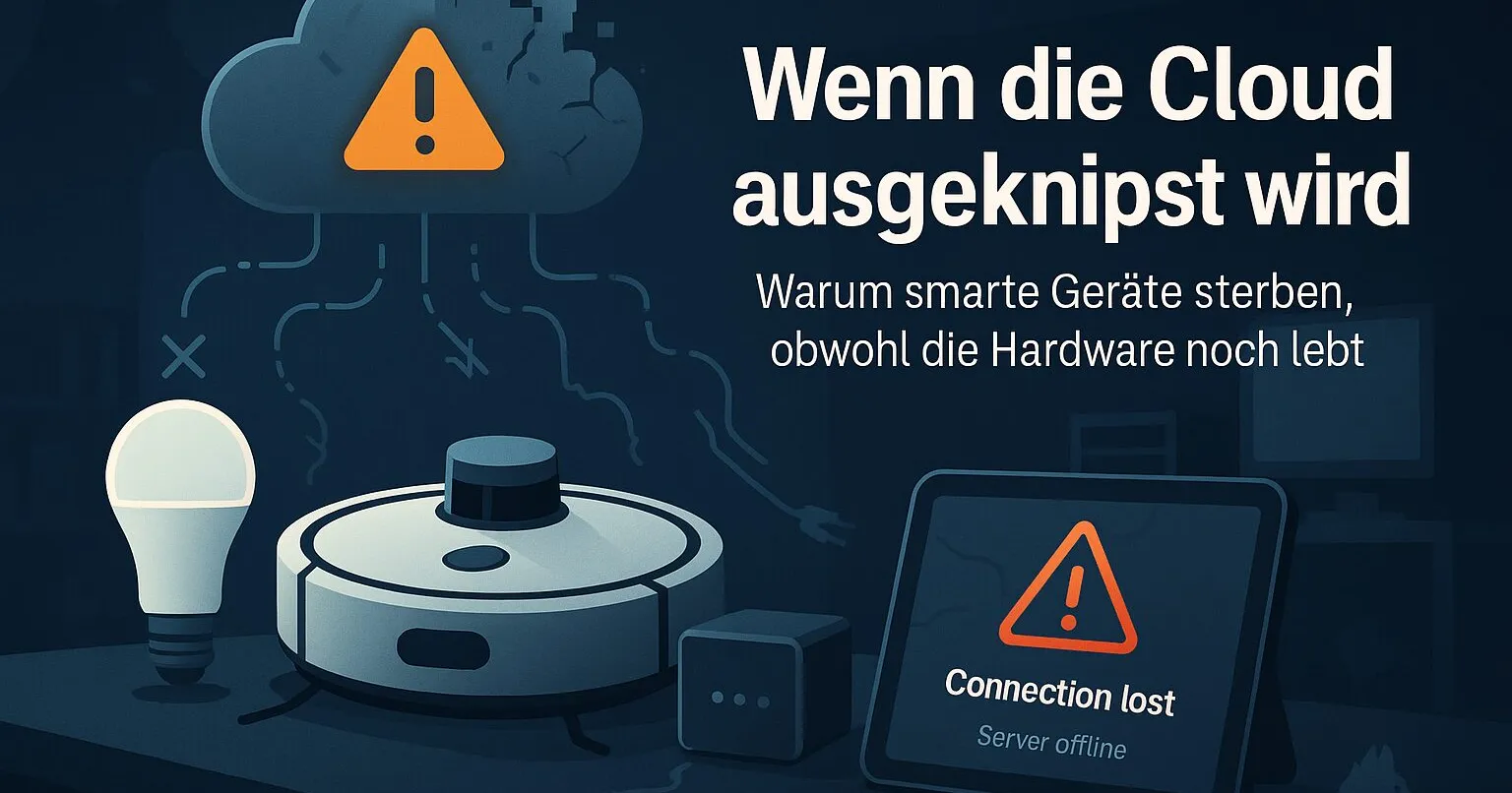 Cloud Abschaltungen machen Geräte Dumm - Visualisierung durch ChatGPT