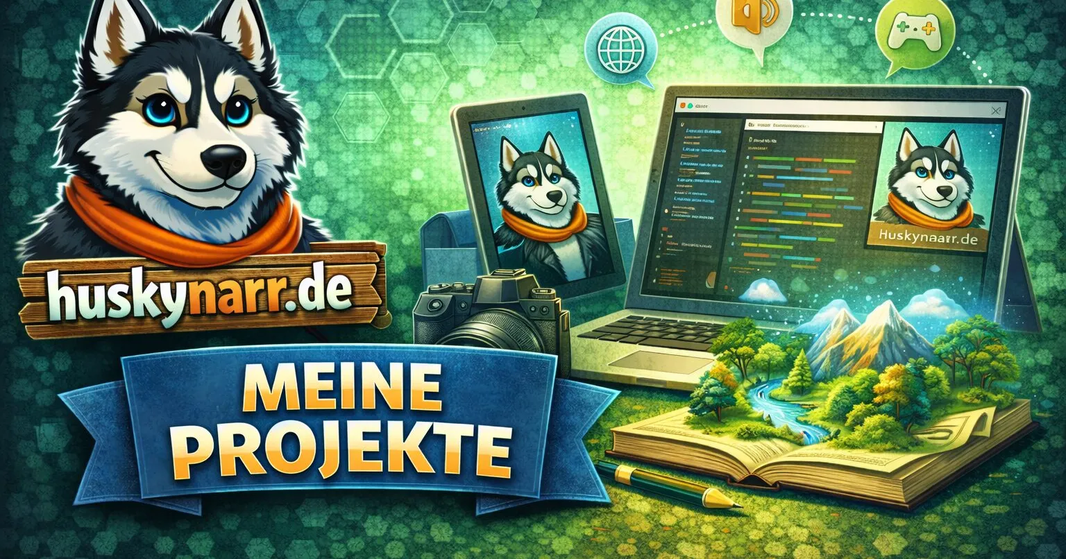 Huskynarr.de - Meine Projekte - Bild: ChatGPT