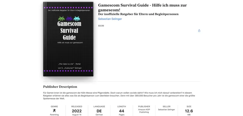 Apple Books - Gamescom Buch