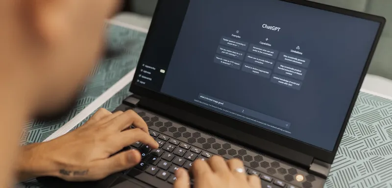 woman laptop working internet