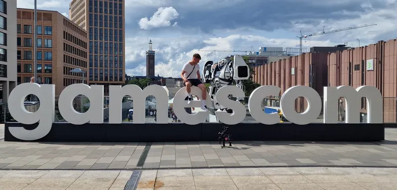 gamescom Logo 2023 beim Schluss der Messe