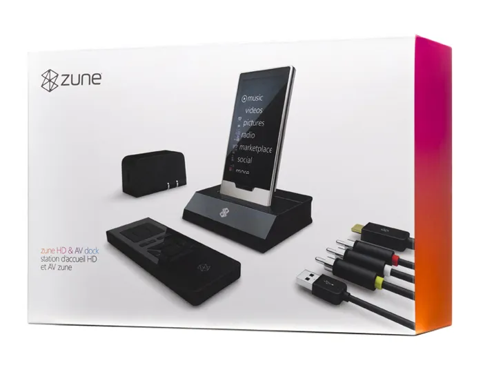 Microsoft Zune HD & AV Dock 